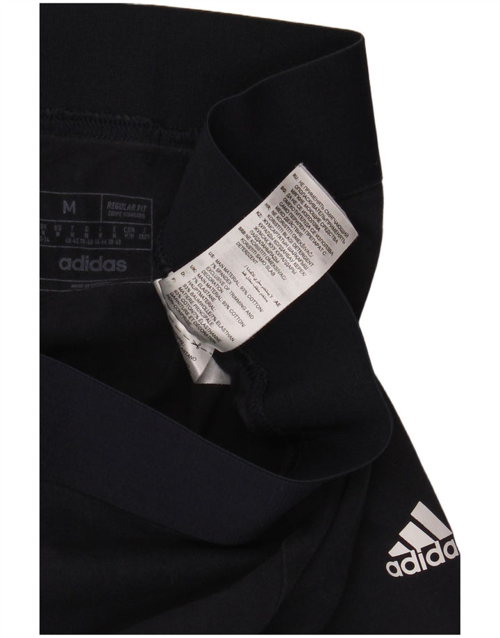 Adidas Damen-Leggings mit regulärer Passform, UK 12/14, mittelschwarz, Baumwolle