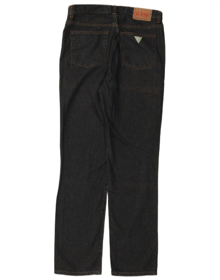 Guess Herren-Jeans mit klassischer Passform, gerade Passform, W34 L34, marineblaue Baumwolle