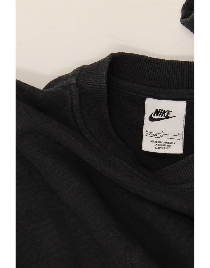 NIKE Sweatshirt für Jungen, 12–13 Jahre, Größe L, Schwarz