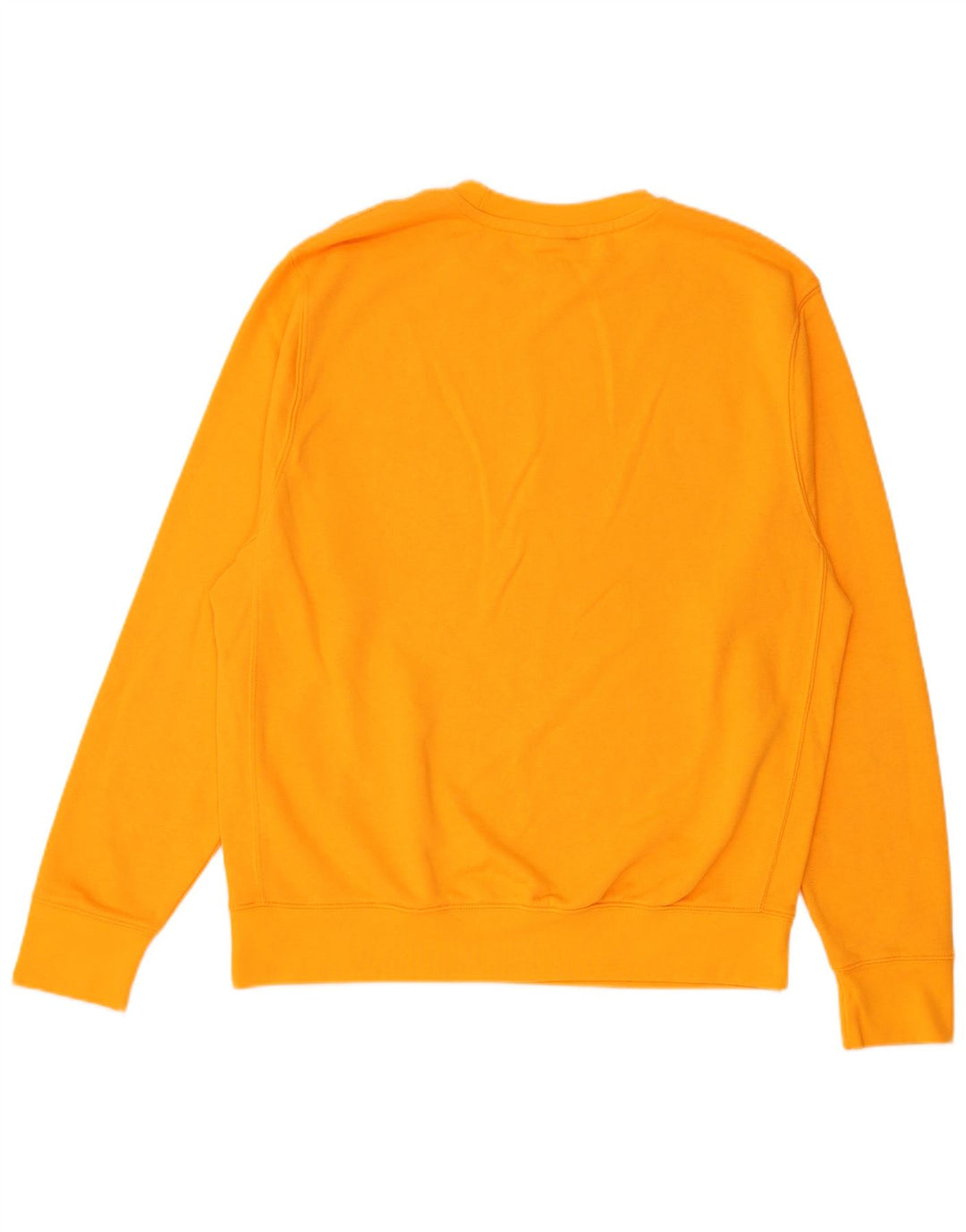 Nike Herren-Sweatshirt-Pullover aus mitteloranger Baumwolle