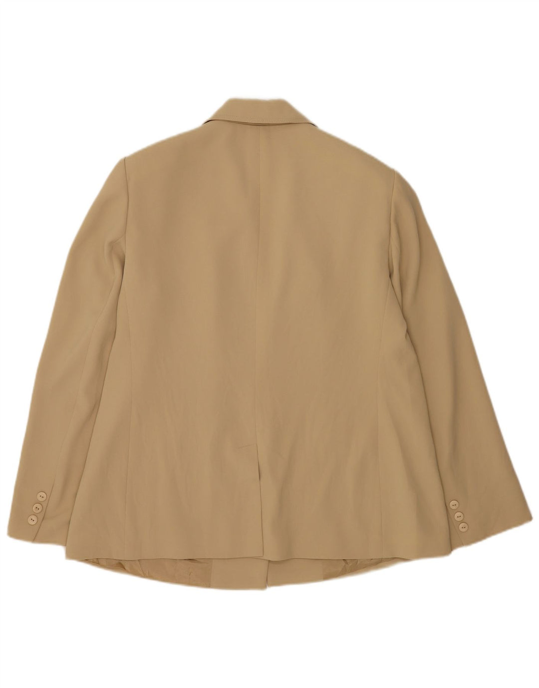 Luisa Spagnoli Damen 3-Knopf-Blazerjacke IT 50 XL Beige Polyester