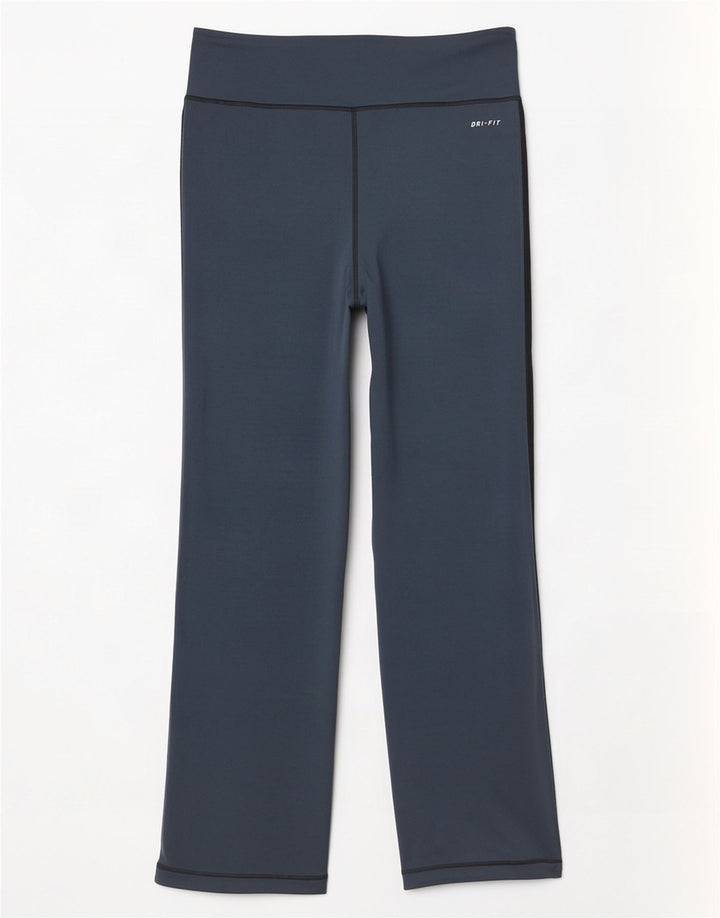 Nike Damen Dri Fit Trainingshose UK 10 Small Grau