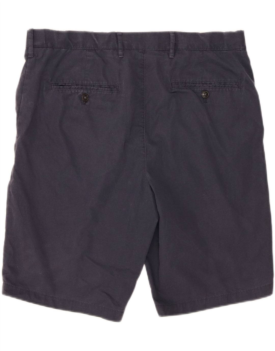 Marks & Spencer Herren-Chinoshorts W34, Größe L, Marineblau, Baumwolle