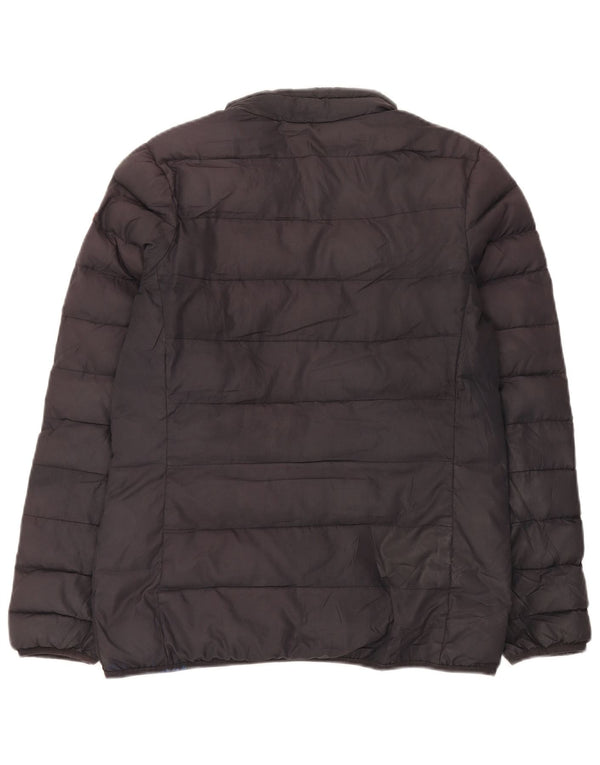 Roxy Damen Wattierte Jacke UK 14 Large Schwarz Polyester
