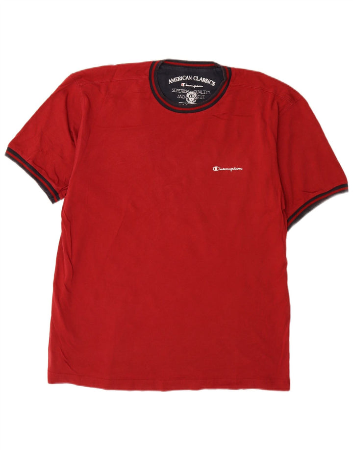 Champion Herren T-Shirt Top Medium Burgund