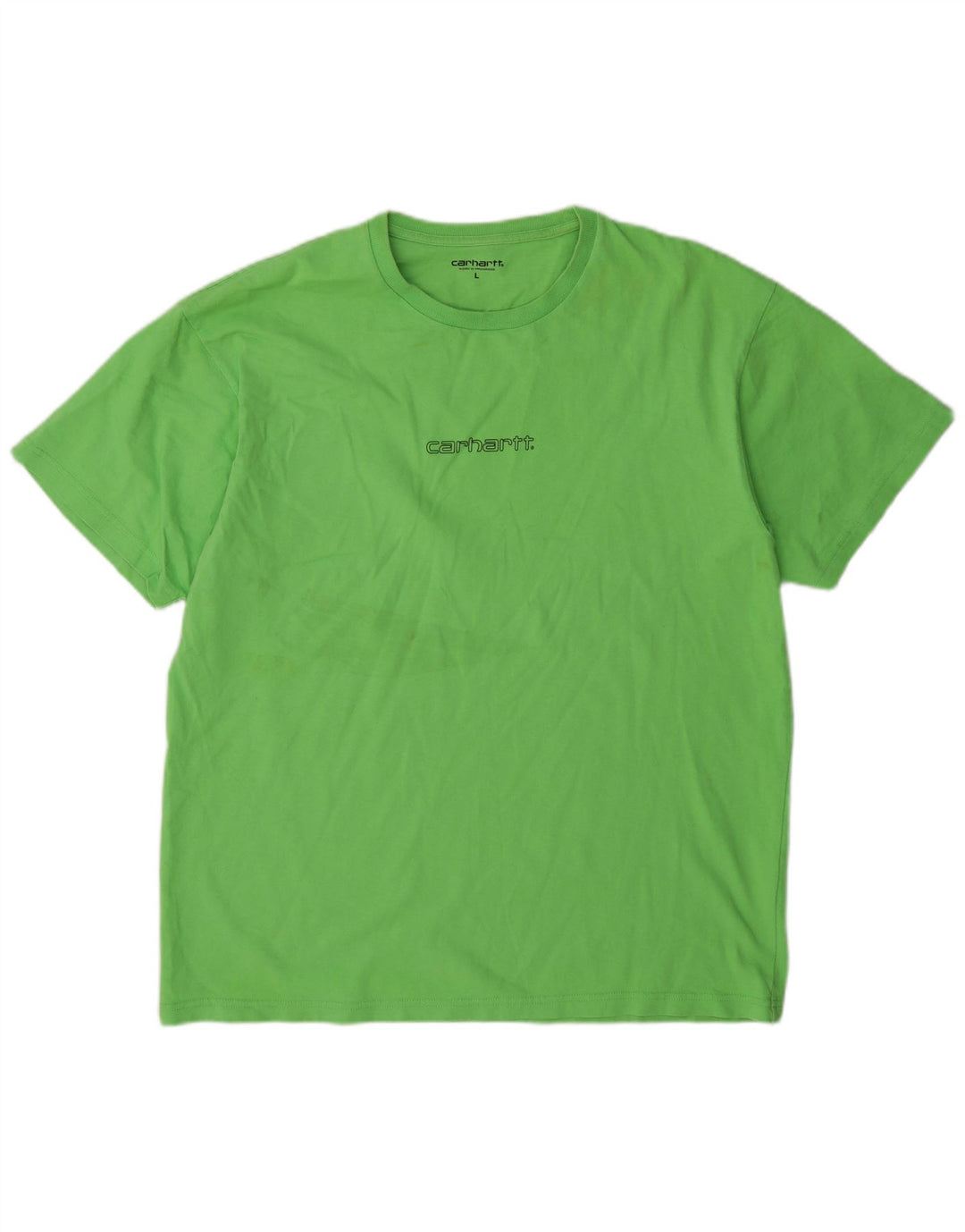 Carhartt Herren T-Shirt Top Large Grün Baumwolle