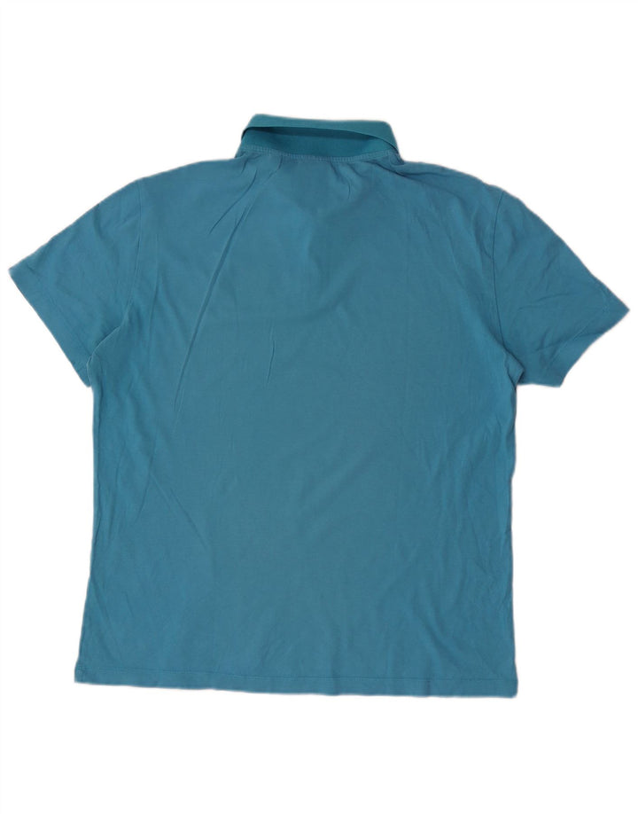 Armani Exchange Herren Poloshirt Mittelblau