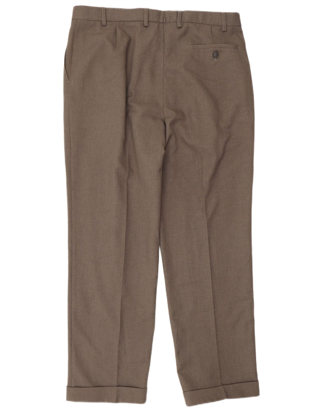 Marks & Spencer Herren-Anzughose mit Pegged-Anzug, W36, L31, graues Polyester