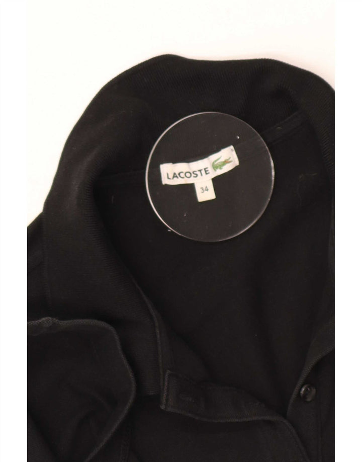Lacoste Damen Polokleid Größe 34 Small Schwarz