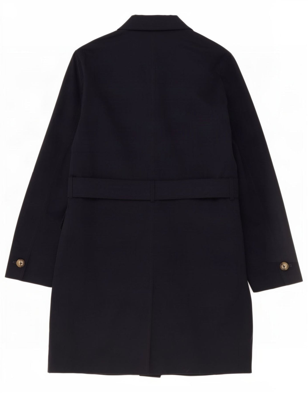 Marks & Spencer Damenmantel UK 10 Small Marineblau Polyester