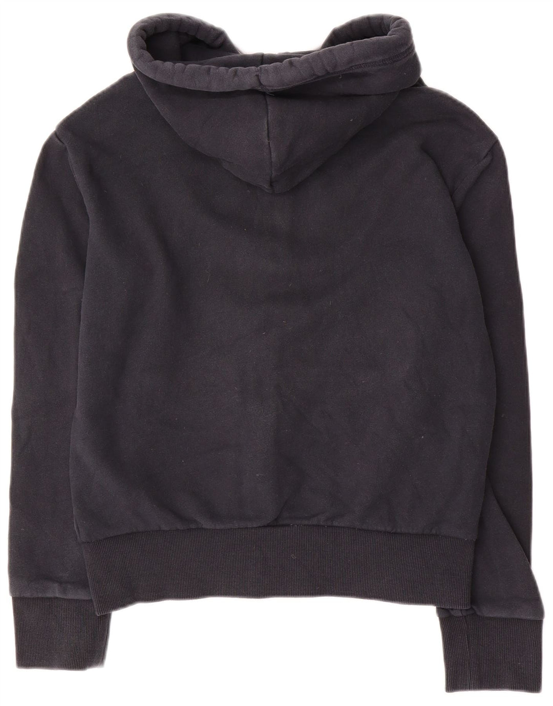 Superdry Herren-Kapuzenpullover mit Reißverschluss, mittelmarineblaue Baumwolle