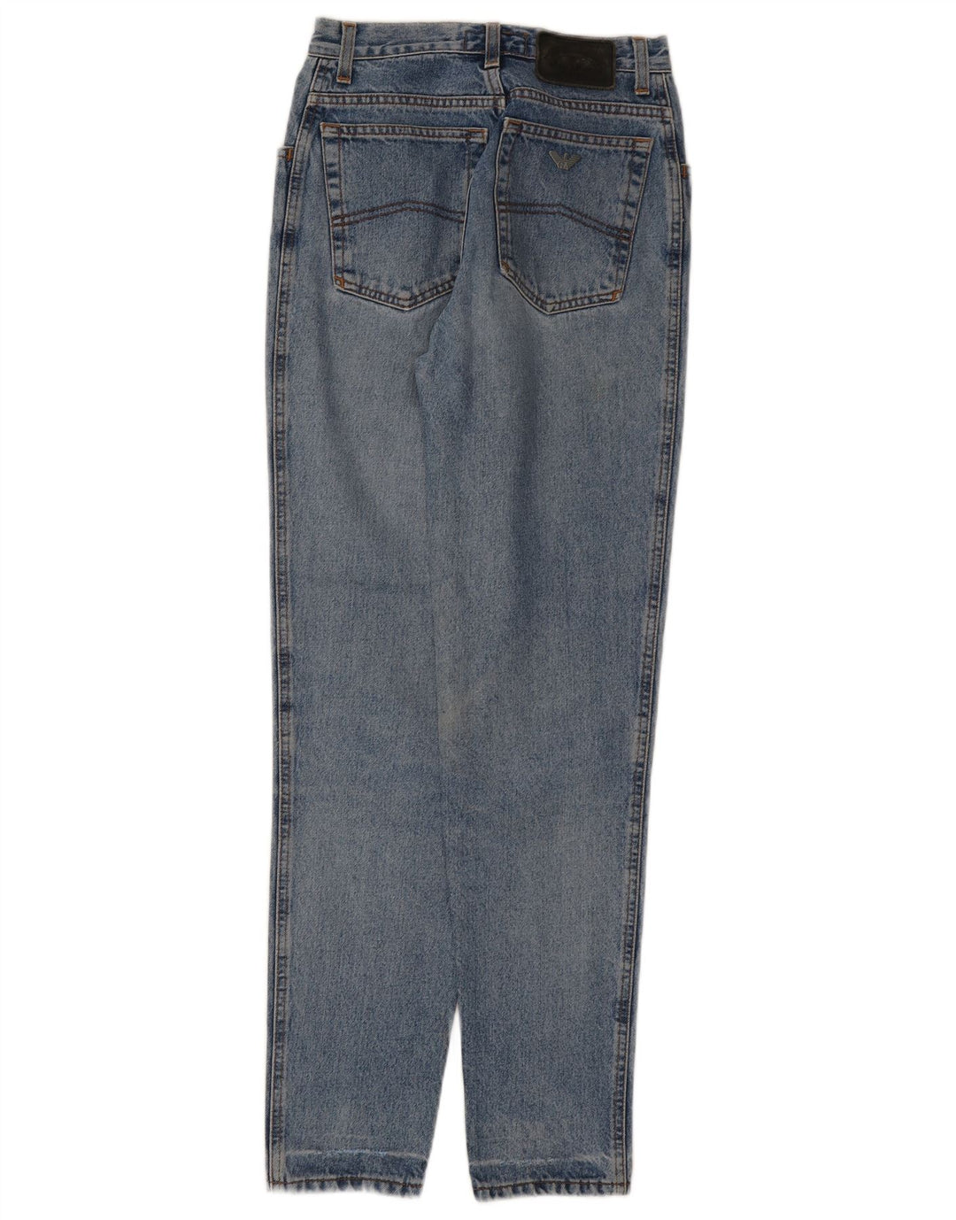 Armani Damen Tapered Jeans W27 L30 Blau