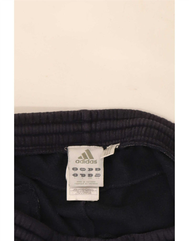 Adidas Herren-Trainingshose, groß, marineblau, Baumwolle