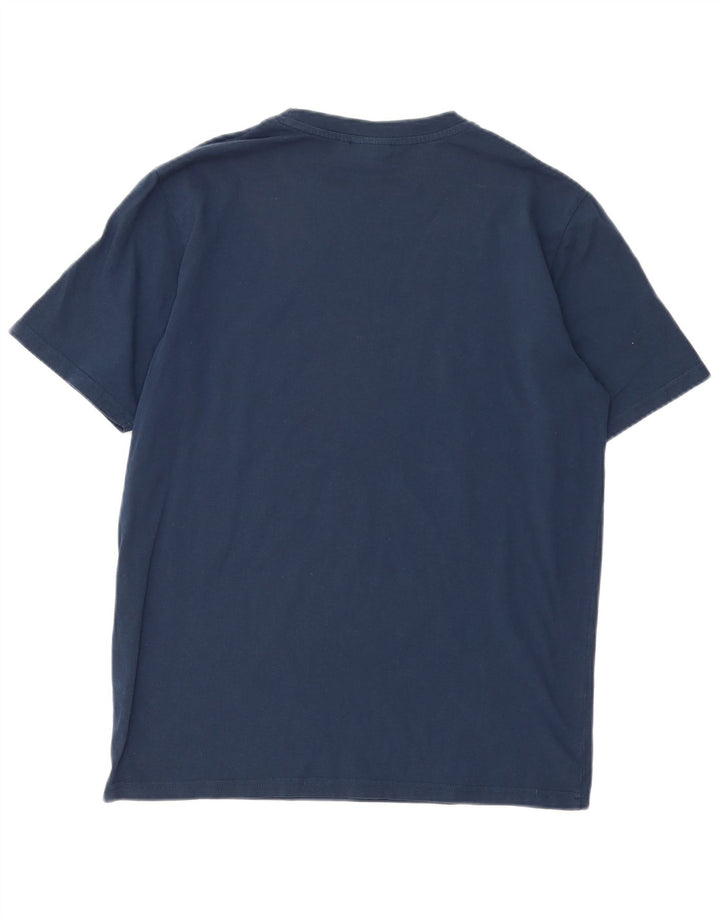 Ellesse Herren-T-Shirt mit Grafik, groß, marineblau, Baumwolle