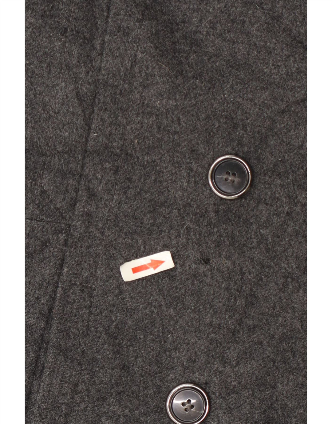 Hobbs Damen Pea Coat UK 12 Mittelgraue Wolle