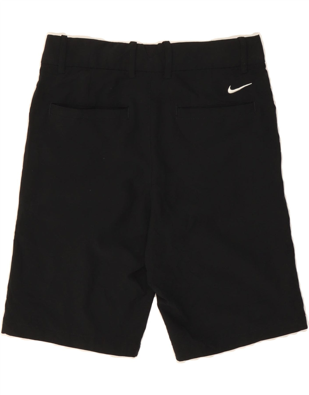 NIKE Womens Dri Fit Standard Fit Chino Shorts Medium W28 Black Polyester Vintage Nike and Second-Hand Nike from Messina Hembry 