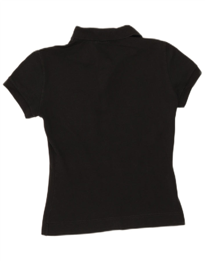 Lacoste Damen Poloshirt Größe 38 Mittelschwarze Baumwolle