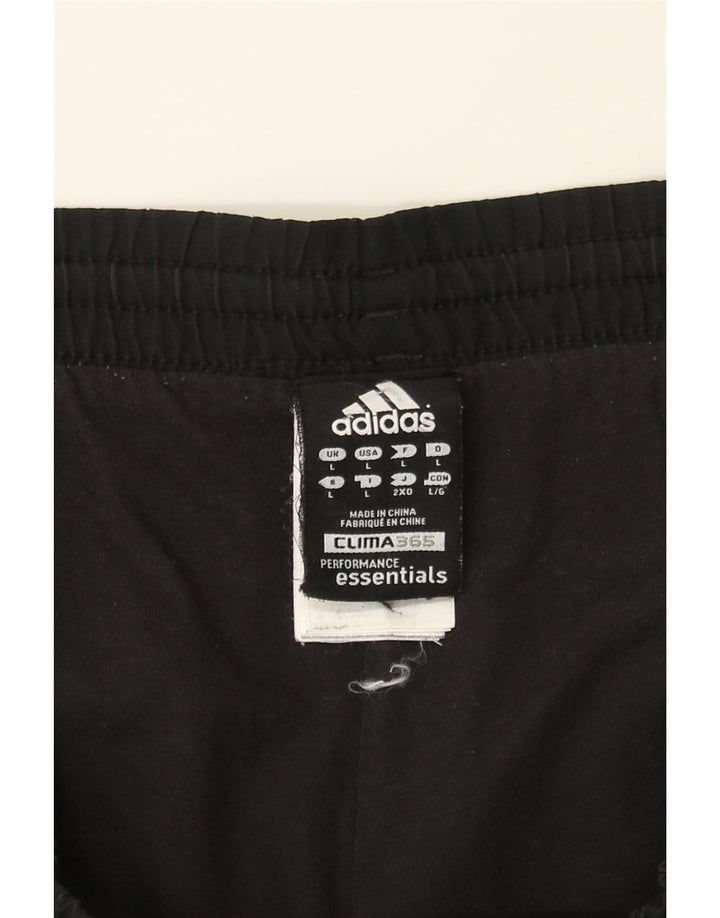 ADIDAS Mens Clima 365 Tracksuit Trousers Large  Black Polyester Vintage Adidas and Second-Hand Adidas from Messina Hembry 
