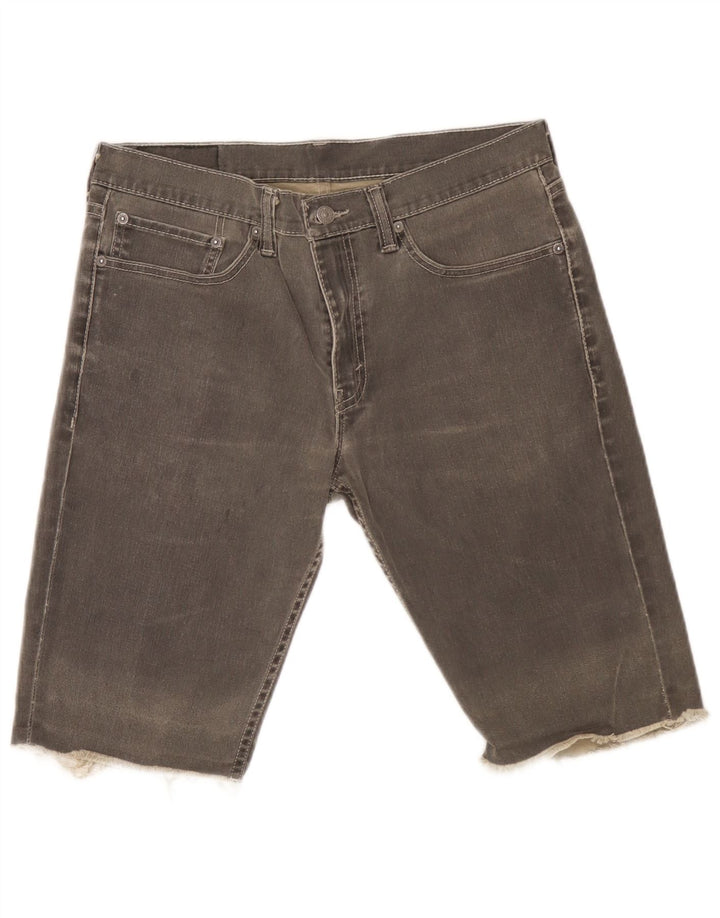 Levi's Herren-Jeansshorts, W34, groß, graue Baumwolle