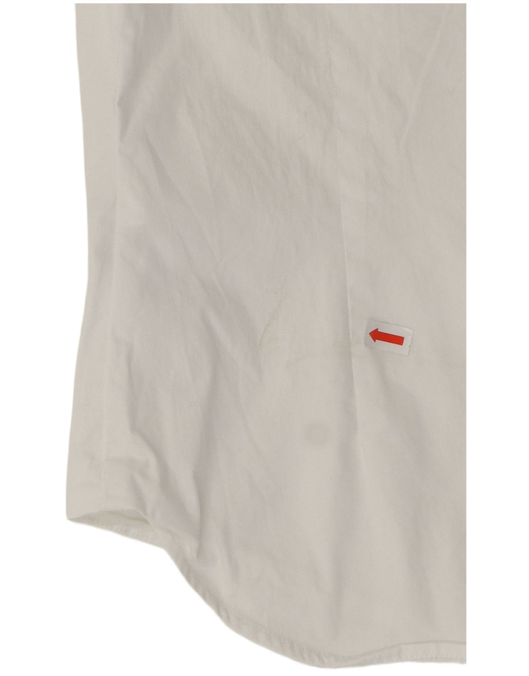 ZARA Damen-Formal-Hemd, UK 10, Größe S, weiße Baumwolle