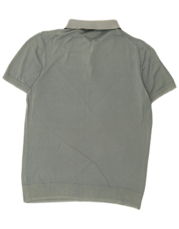 Guess Herren-Pullover mit Polokragen, kurzärmelig, XL, Grün