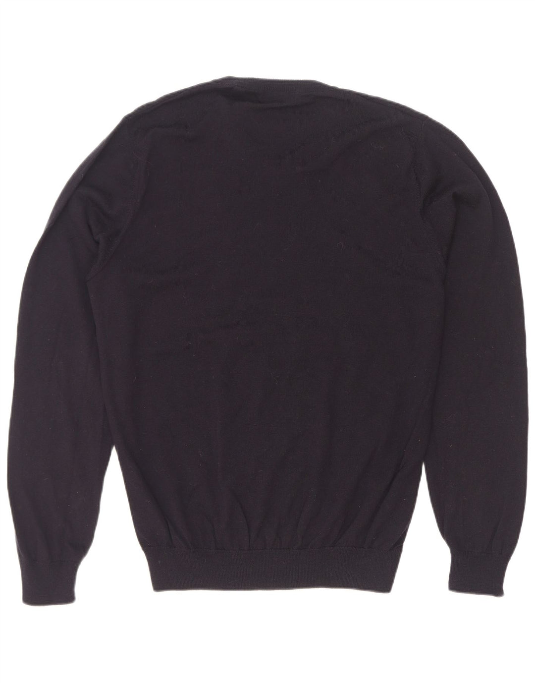 Marks & Spencer Herren-Pullover mit V-Ausschnitt, groß, marineblaue Merinowolle