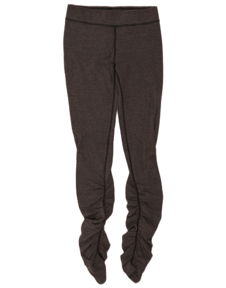 Under Armour Damen Cold Gear Leggings UK 6 XS Grau Polyester