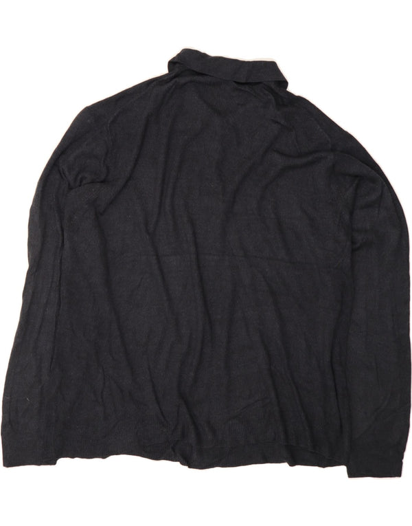 DOCKERS Herren-Pullover mit Rollkragen, 3XL, Marineblau, Argyle/Diamant