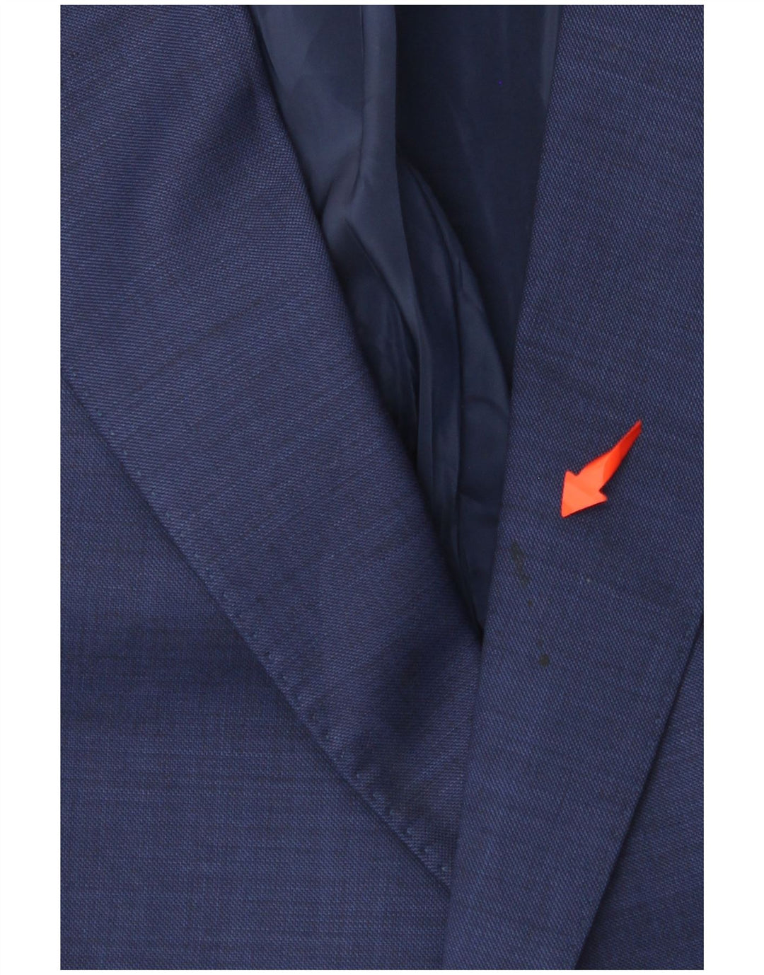 TOMMY HILFIGER Herren 2-Knopf-Blazerjacke IT 50 Große marineblaue Wolle