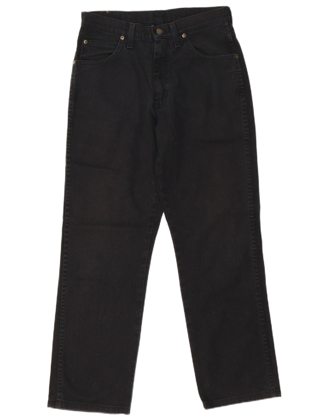 Wrangler Herren-Jeans mit normaler Passform, gerade Passform, W31, L29, schwarze Baumwolle