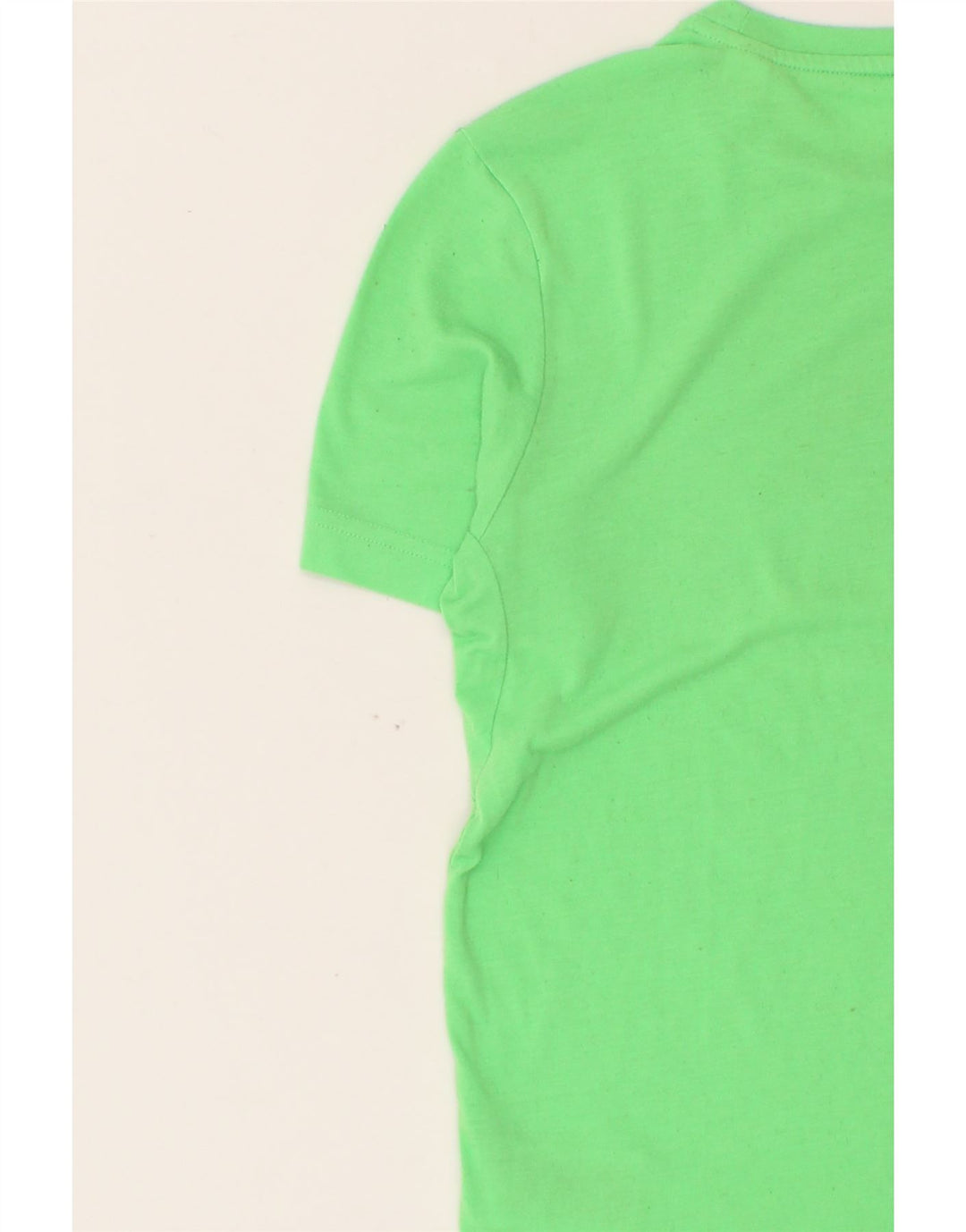 ADIDAS Boys Climalite Graphic T-Shirt Top 11-12 Years Medium Green Vintage Adidas and Second-Hand Adidas from Messina Hembry 
