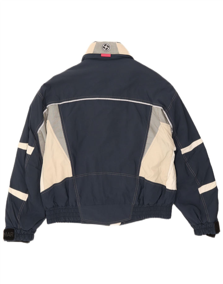 Colmar Damen Skijacke mit Kapuze IT 44 Medium Navy Blue Colourblock