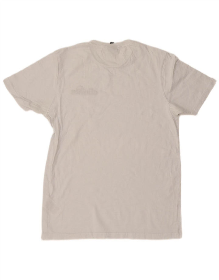 Ellesse Herren T-Shirt Top Große weiße Baumwolle