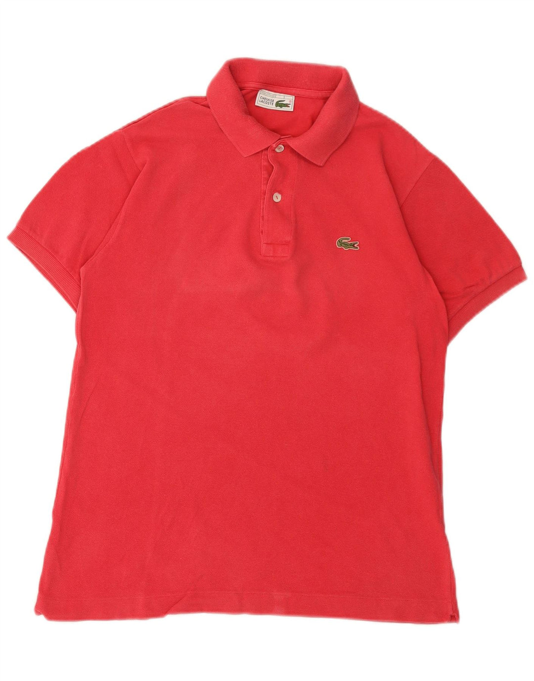 Lacoste Herren-Poloshirt, Größe 3, klein, rosa Baumwolle