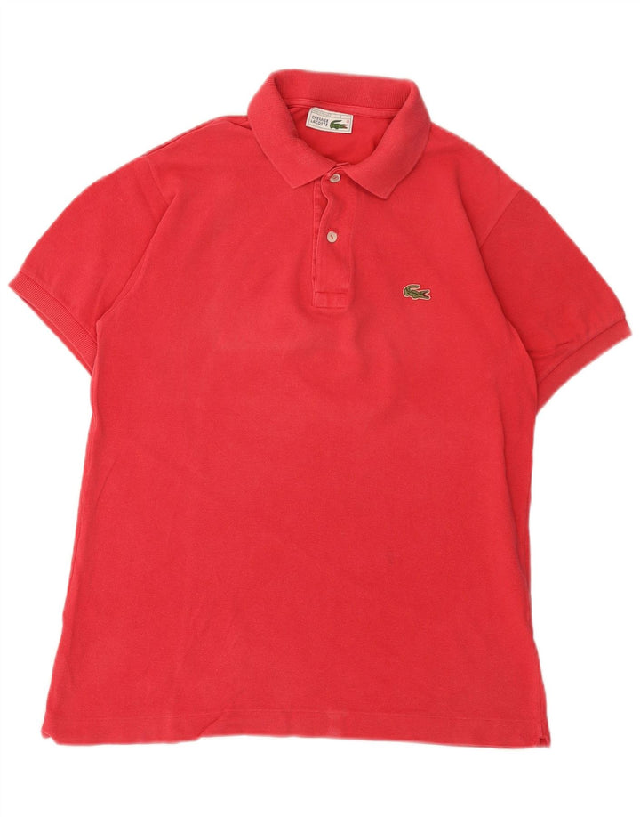 Lacoste Herren-Poloshirt, Größe 3, klein, rosa Baumwolle