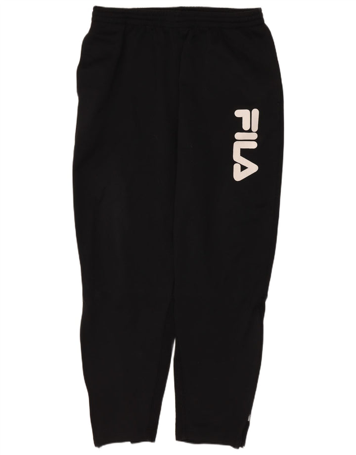 Fila Herren-Trainingshose mit Grafik, mittelschwarzes Polyester