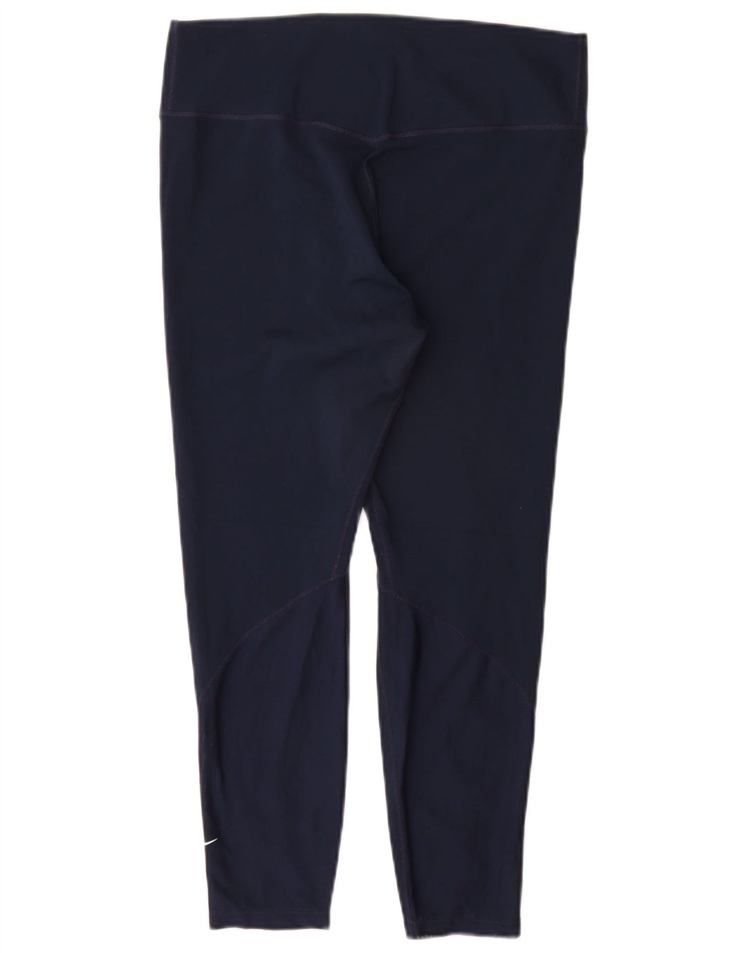 Nike Damen Dri Fit Crop Leggings UK 14 Large Marineblau