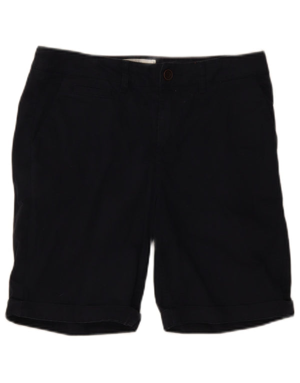 Fat Face Damen Bermudashorts UK 10 Small W32 Marineblaue Baumwolle