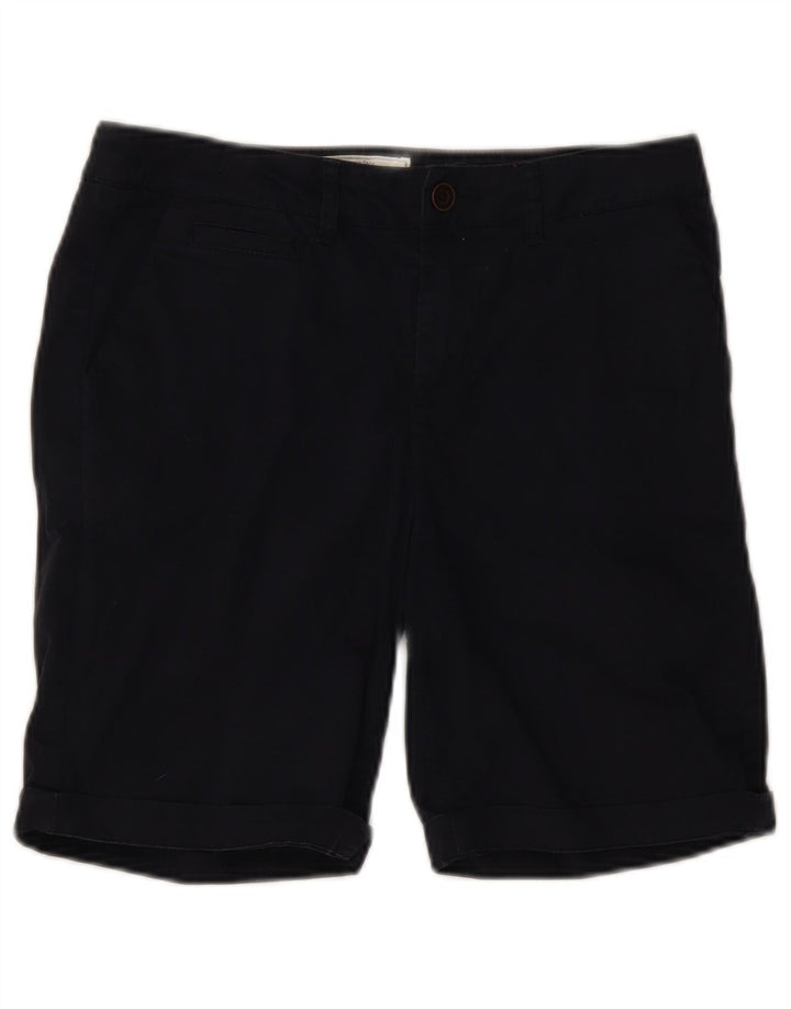 Fat Face Damen Bermudashorts UK 10 Small W32 Marineblaue Baumwolle