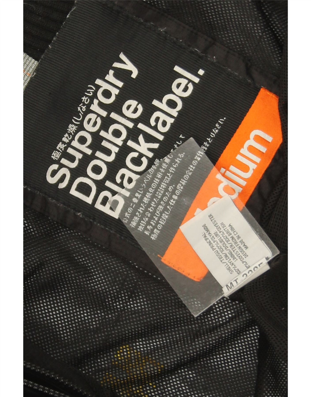 Superdry Damen Windjacke UK 14 Mittelschwarzes Nylon
