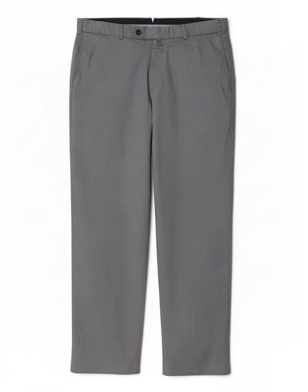 Massimo Dutti Damen gerade Chinohose EU 42 Large W34 L31 Grau
