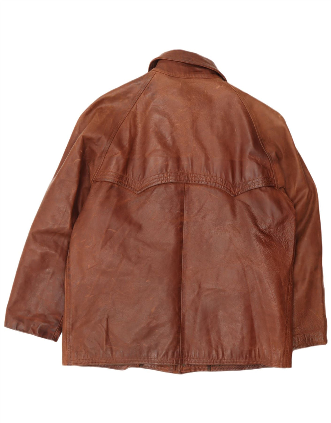 Vintage Herren Lederjacke UK 40 Großes braunes Leder