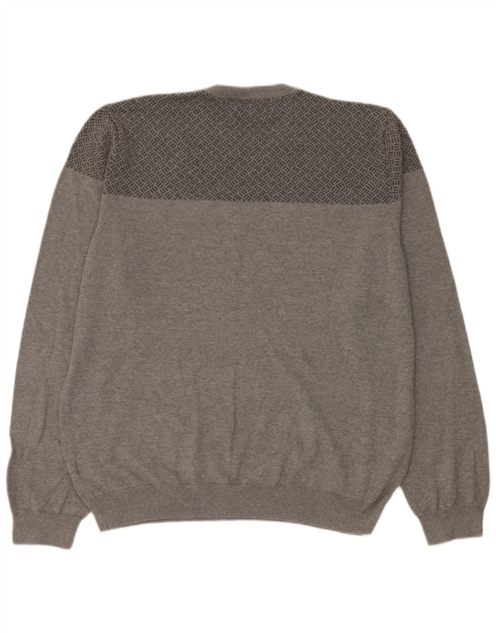 Marks & Spencer Herren Tailored Fit Rundhalspullover Pullover XL Grau