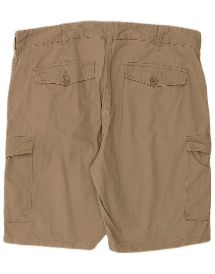 Mountain Warehouse Herren-Cargoshorts, W38, XL, Khaki, Baumwolle