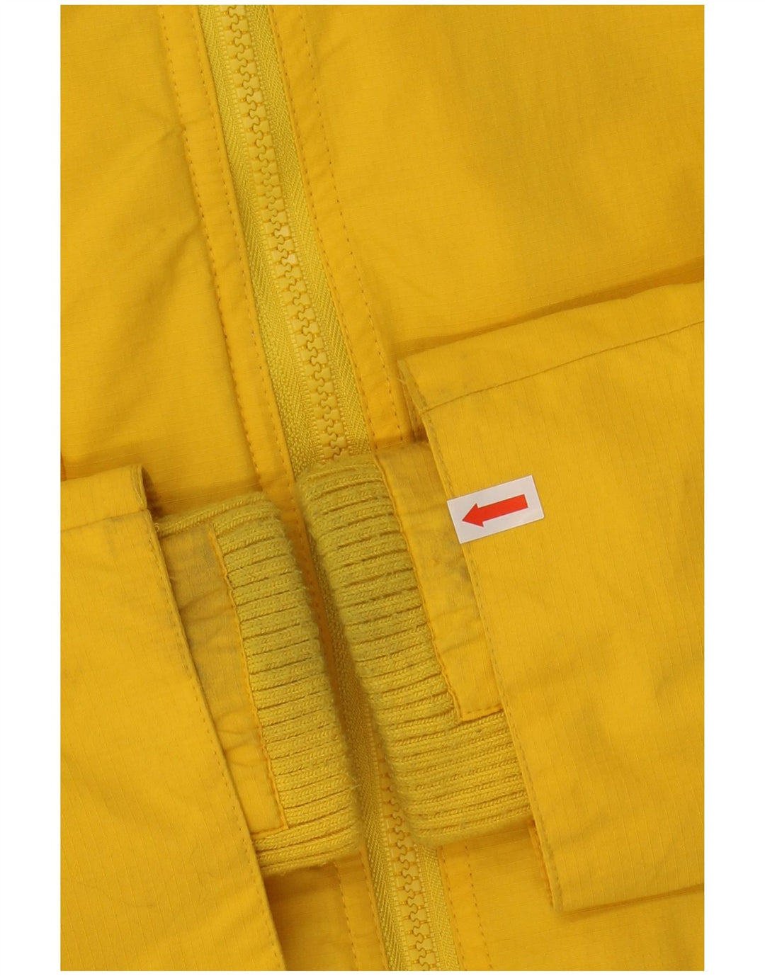 SUPERDRY Womens Windcheater Hooded Rain Jacket UK 10 Small Yellow Nylon