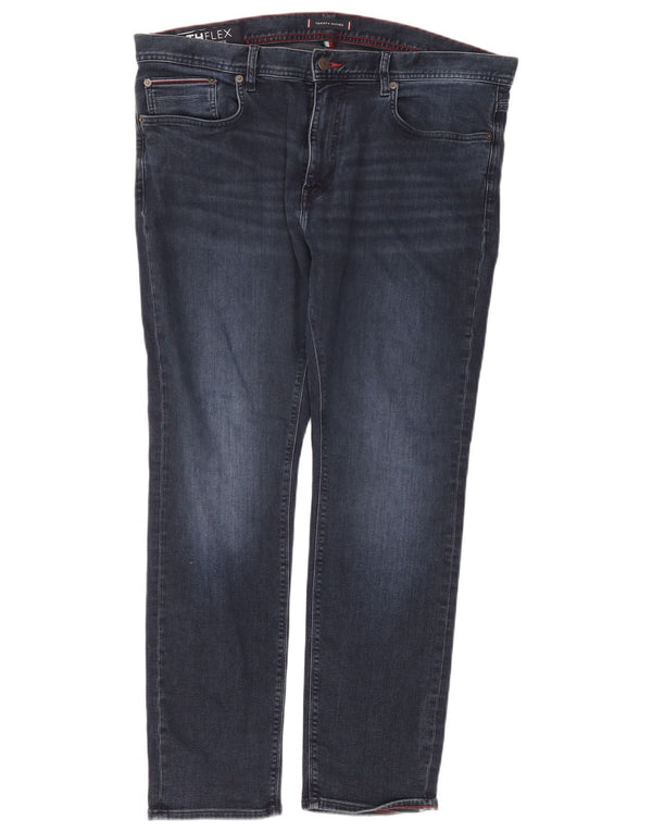 Tommy Hilfiger Herren Slim Jeans W38 L30 Marineblau Baumwolle
