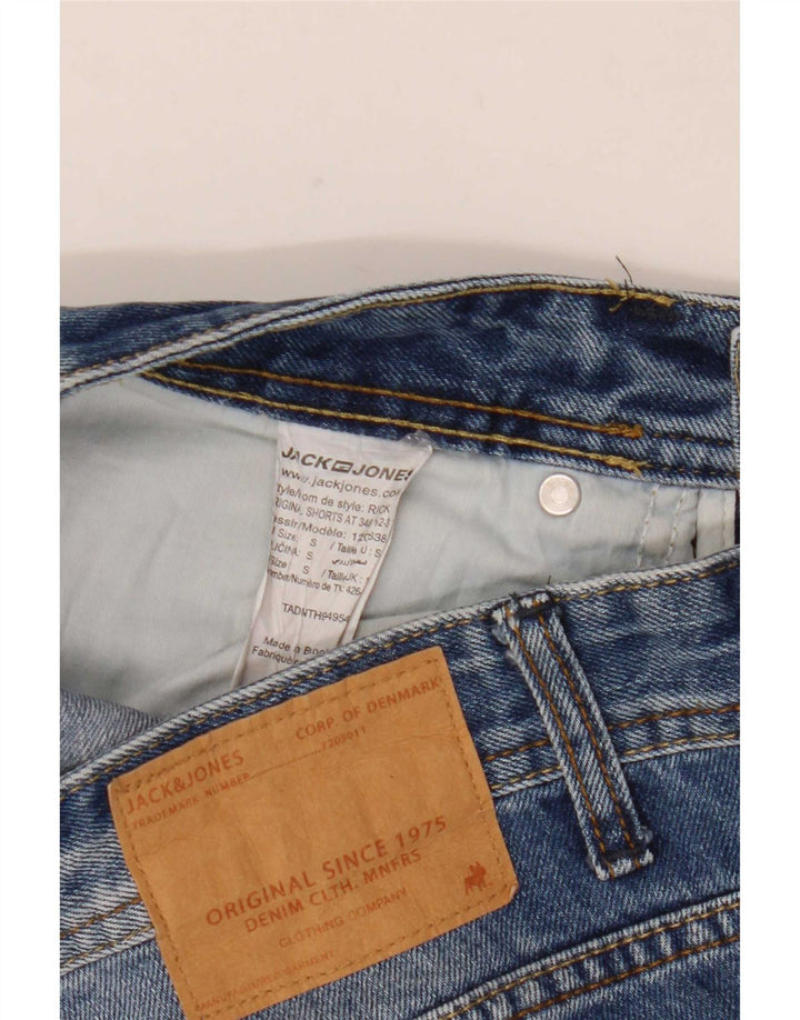 Jack & Jones Herren-Jeansshorts, Größe S, W30, Blau, Baumwolle