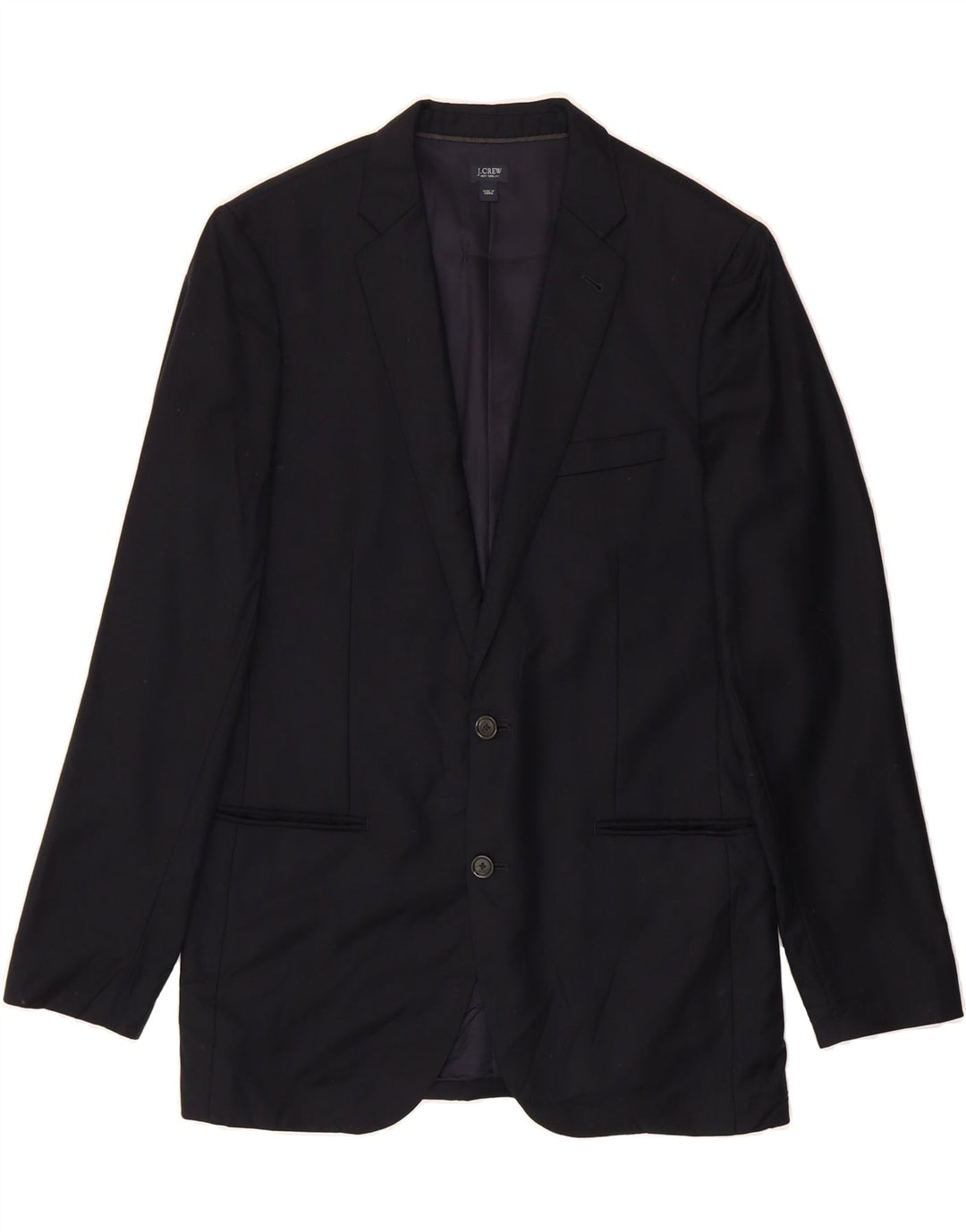 J. CREW Mens Ludlow 2 Button Blazer Jacket UK 40 Large Navy Blue Wool Vintage J. Crew and Second-Hand J. Crew from Messina Hembry 