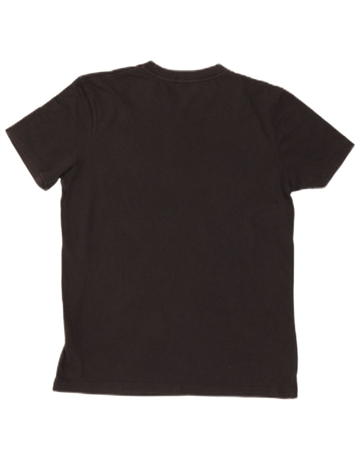 ASICS Grafik-T-Shirt für Jungen, 13–14 Jahre, Größe S, schwarze Baumwolle