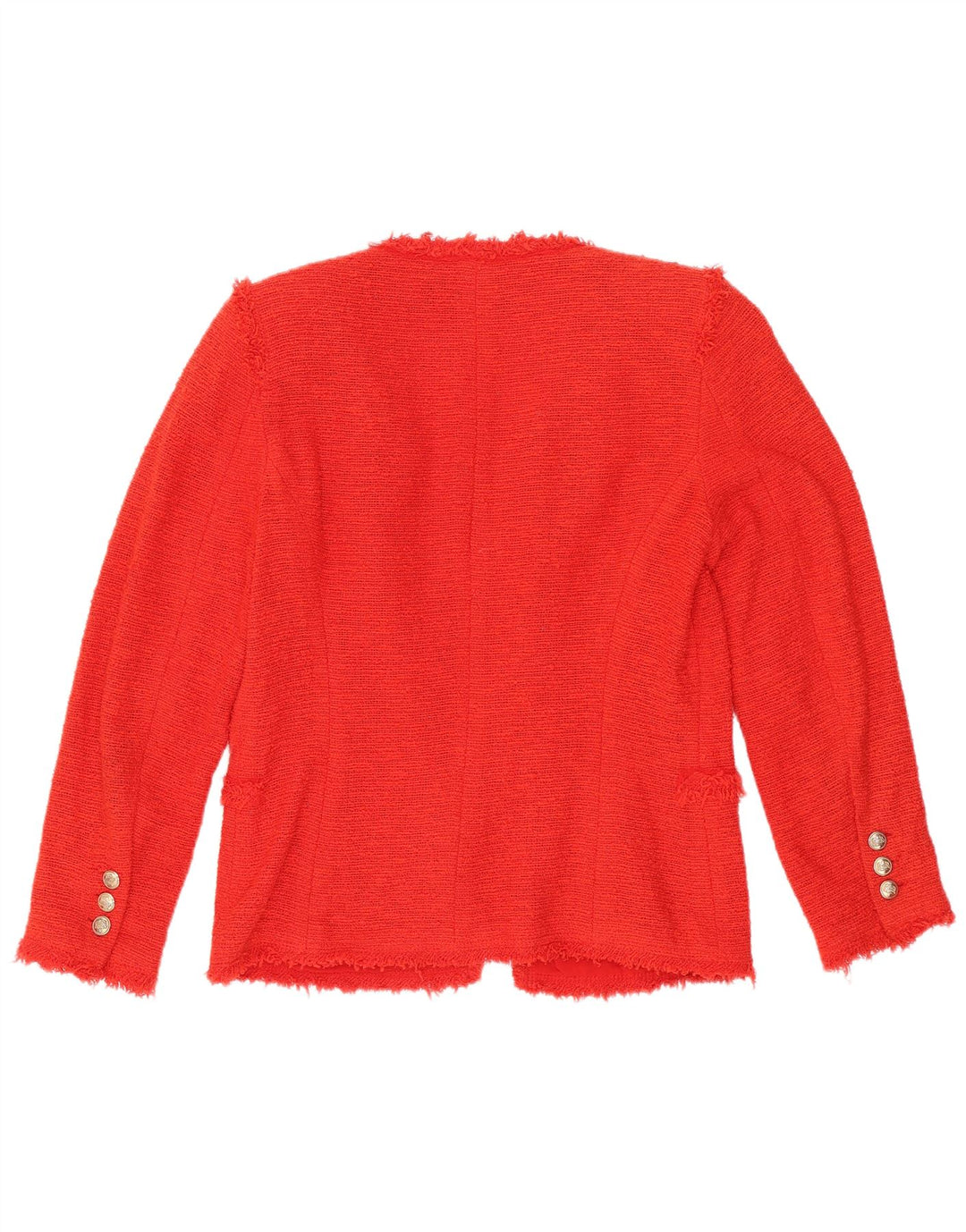 Offene Blazerjacke für Damen von Zara, Gr. 10, klein, Rot
